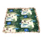 Oregon State Themed Fleece Blanket, 40x47"