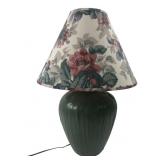 Haeger Green Ceramic Table Lamp 20"H