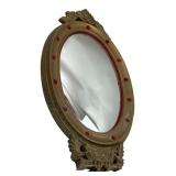 Federal Style Gold Painted Oval Mirror