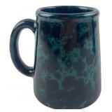 Bennington Potters Blue Mottled Stoneware Mug