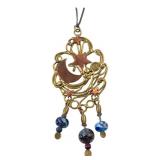 Celestial Pendant Necklace with Sterling Chain