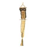 Large Vintage Macrame Owl Wall Hanging
