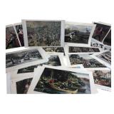 Currier & Ives Style Lithograph Print Collection