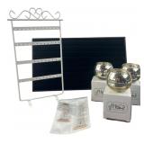 Jewelry Display Set and Mercury Glass Votives