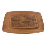 Dansk IHQ Teak Parquet Serving Tray