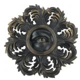 Decorative Eye Motif Wall Plaque 7.5 H