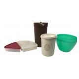Tupperware Pitcher Canister & Bowl Lot