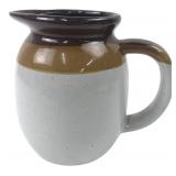 Two-Tone Speckled Stoneware Pitcher 6x4