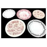 Vernon Kilns, Meakin & Bavaria Plates Lot of 5