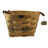 Peterboro Basket Co. Woven Wood Basket