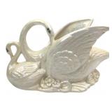 Freeman-McFarlin Ceramic Swan Planter