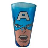 Marvel Captain America Plastic Drinking Glass