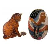 M.J. Enterprises Cat and Trifari Egyptian Revival