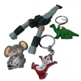 Applause Boba Fett Figure & Assorted Keychains