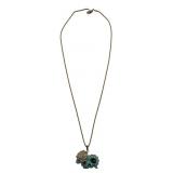 Betsey Johnson Rhinestone Sheep Necklace