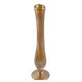 VTG Marigold Carnival Glass Swung Vase