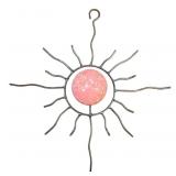 Decorative Metal Sunburst Wall Hanging