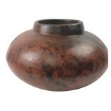 Studio Pottery Burnished Earthenware Vessel