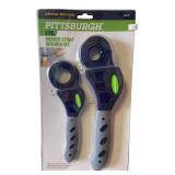 Pittsburgh 2 Pc. Rubber Strap Wrench Set