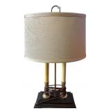 Brass Two-Light Table Lamp