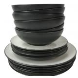 Noritake Colorwave Graphite Dinnerware Set