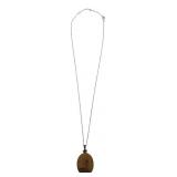 PNh 77 Scrimshaw Style Eagle Pendant Necklace