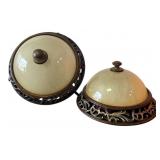 Hampton Bay Bronze Flush Mount Ceiling Lights Pr.