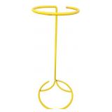 Yellow Metal Plant Stand, 28" H