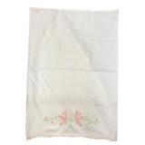 Vintage Embroidered Cotton Pillowcase