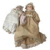 Group of Three Antique Bisque Head Dolls