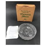 Princess House Lead Crystal Candle Holder Bowl