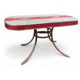 Mid-Century Laminate Dining Table w/ Leaf