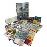 Mixed Lot Vintage Highway Maps & Travel Brochures