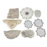 Assorted Vintage Crocheted Lace Doilies