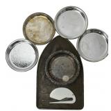 Pro-Tex Silver Shield Iron Rest & Coasters Lot