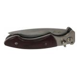 XingWen Folding Pocket Knife Wood Handle 4"