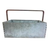 Republic Steel Galvanized Metal Tote