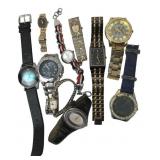 Mixed Lot of 10 Assorted Wristwatches