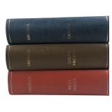 Set of 3 Vintage Hollowed Book Storage Boxes