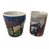 Warner Bros. and Marvel Ceramic Mug Set