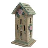Decorative Hand-Painted Wooden Butterfly House