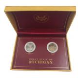 2004 Michigan State Quarter Two-Coin Set