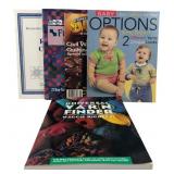 5 Knitting & Quilting Craft Books Lot