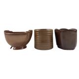 Frankoma Pottery Planters Set of 3