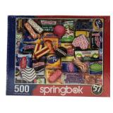 Sealed Springbok Snack Treats 500-Piece Jigsaw Puz
