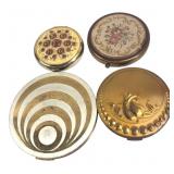 Collection of Four Vintage Vanity Compacts