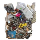 Mixed Lot of Hand Tools and Hardware