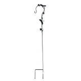 Black Metal Dragonfly and Ivy Garden Stake, 54" H