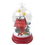 Peanuts Snoopy Lighted Christmas Dome 10x6