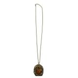 Trifari Gold-Tone Leaf Pendant Necklace